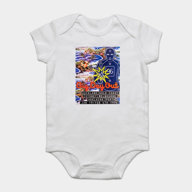 The Big Day Out '96 Baby Bodysuit by Timeless Chaos
